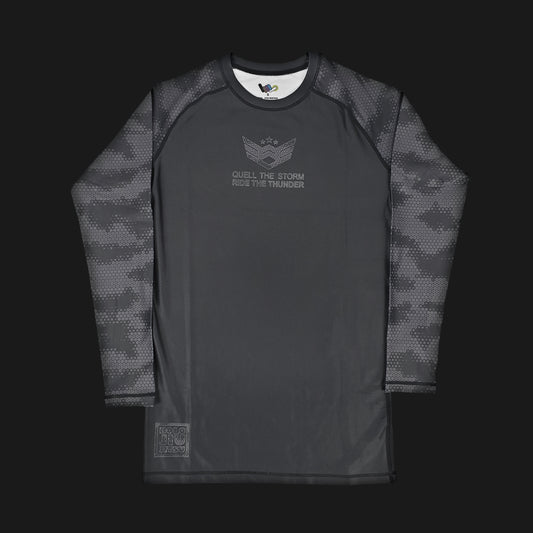 Gun Metal Camo Rash Guard